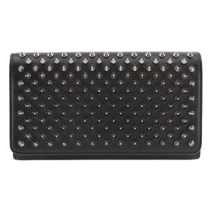 Christian Louboutin long wallet calfskin snap button
